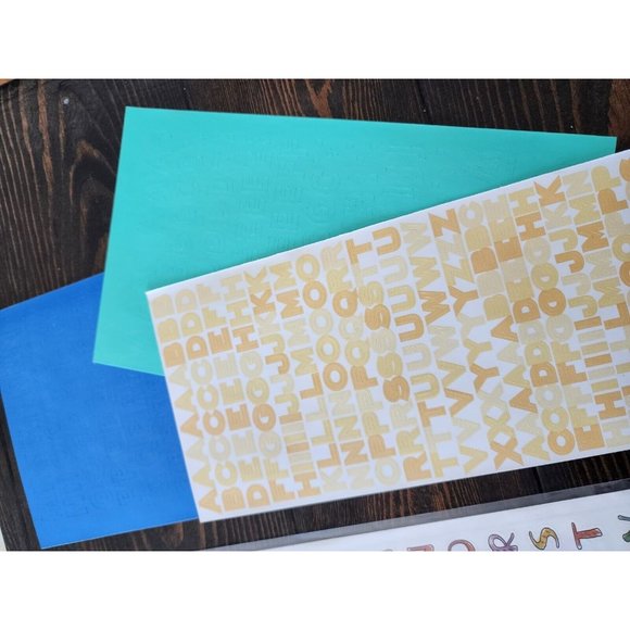 Alphabet Letter Stickers Lot of 11 NEW Scrapbooking Misc Retired Vintage #21 - Picture 6 of 11